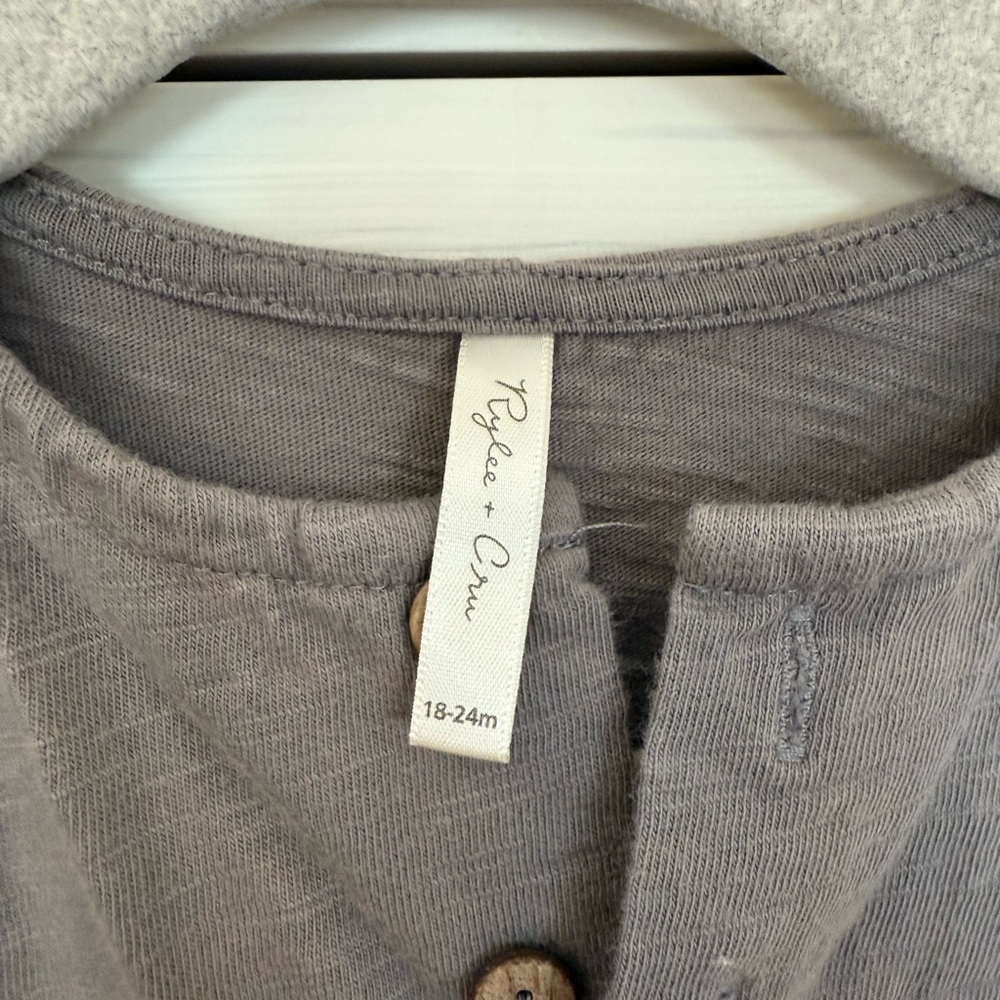 Rylee+Cru Hayes Jumpsuit - gray size 18-24 months - Picture 2 of 4